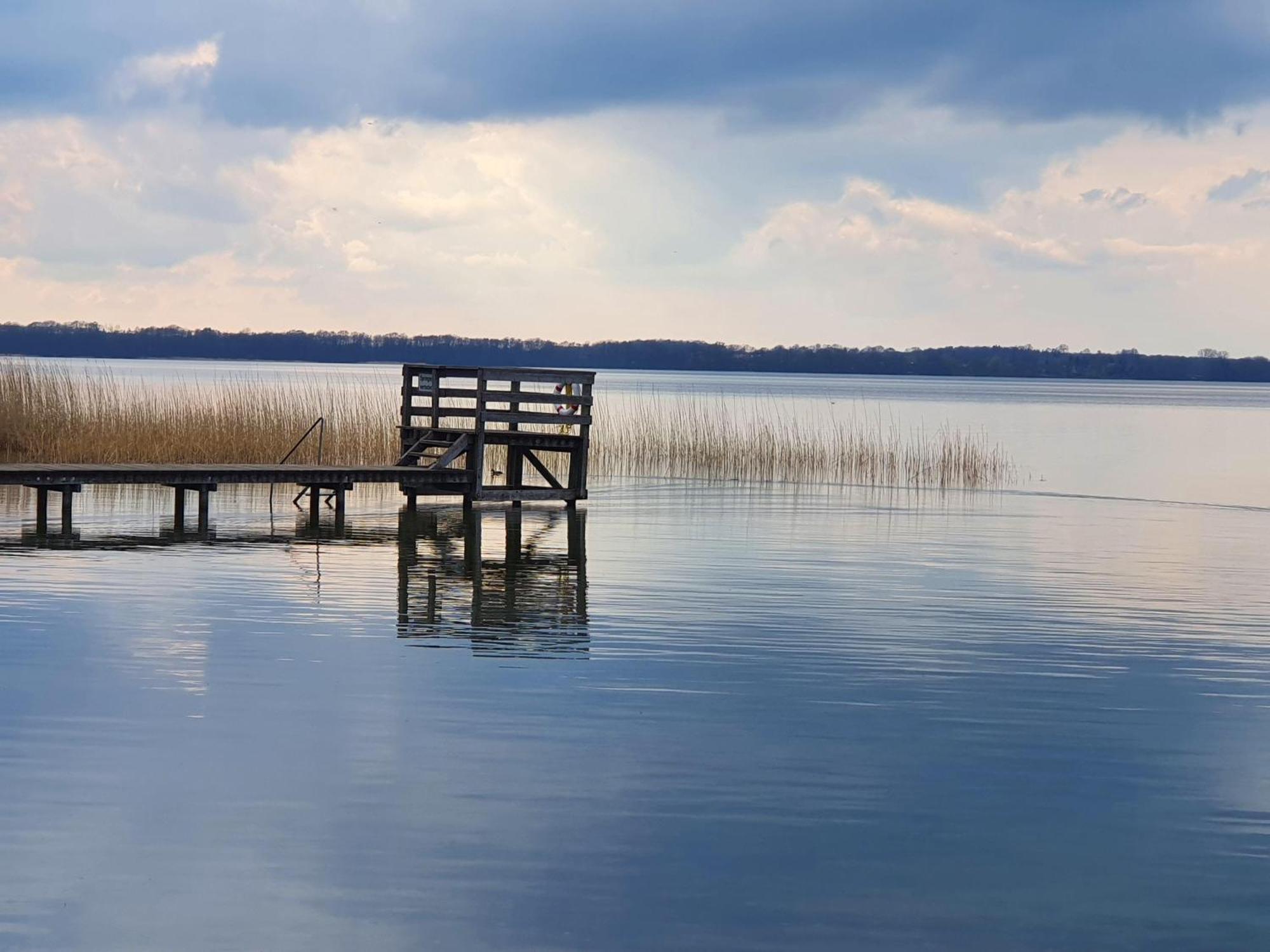 Martensrade Idyllisches-Blockbohlenhaus-Mit-Eigenem-Garten-Und-Sauna-Zum-Wohlfuehlen מראה חיצוני תמונה
